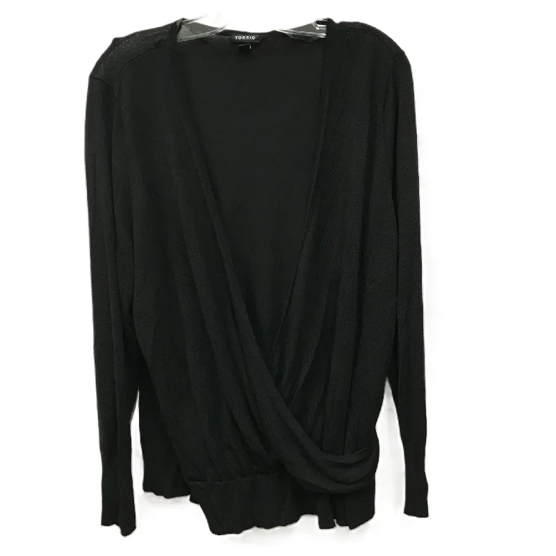 Sweater By Torrid In Black, Size: 2x