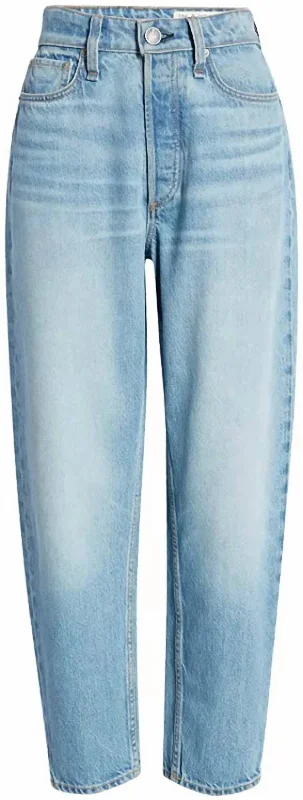 Alissa High-Rise Straight Jeans In Tulip