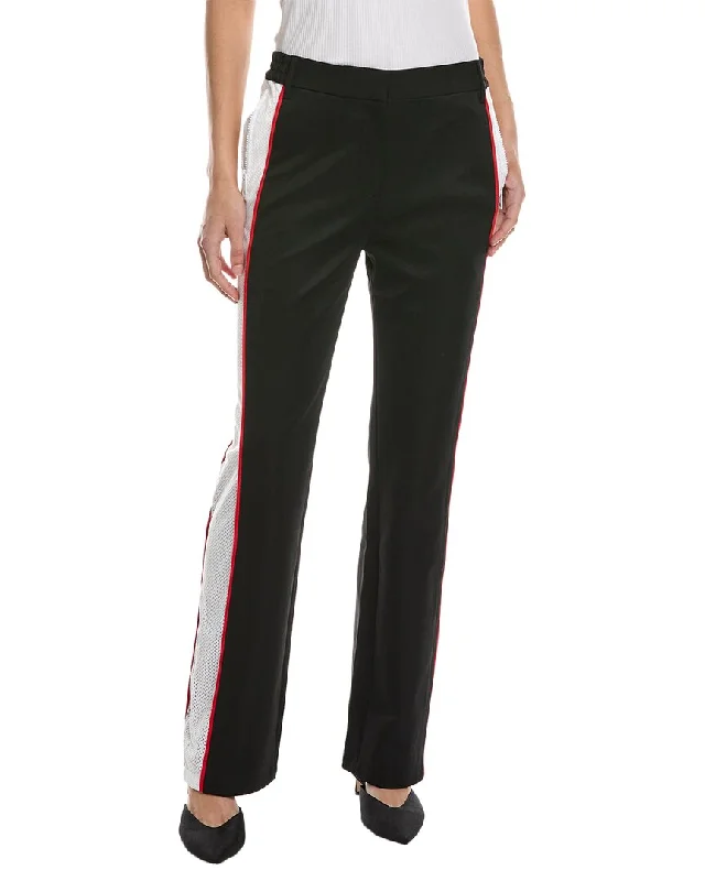 Burberry Mesh Striped Jersey Tailored Trouser