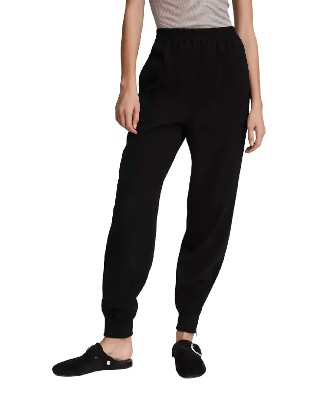 Crepe Jogger In Black