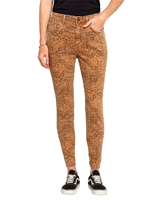 Current/Elliott Stiletto Amber Leopard Skinny Jean