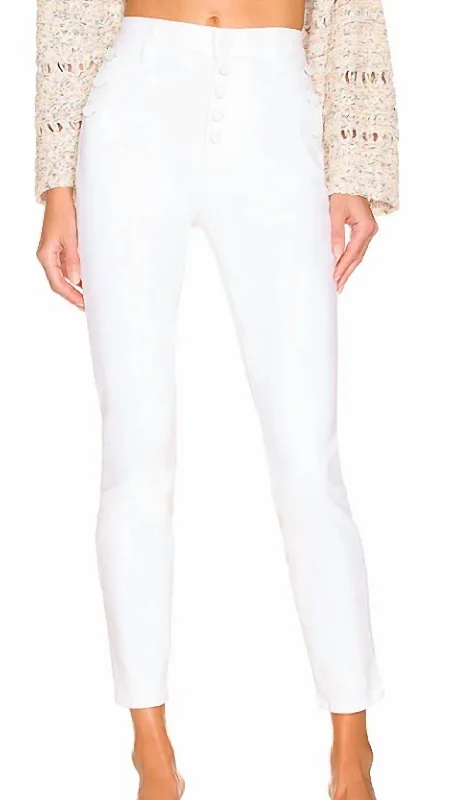 Emmie Ankle Jeans In Crisp White