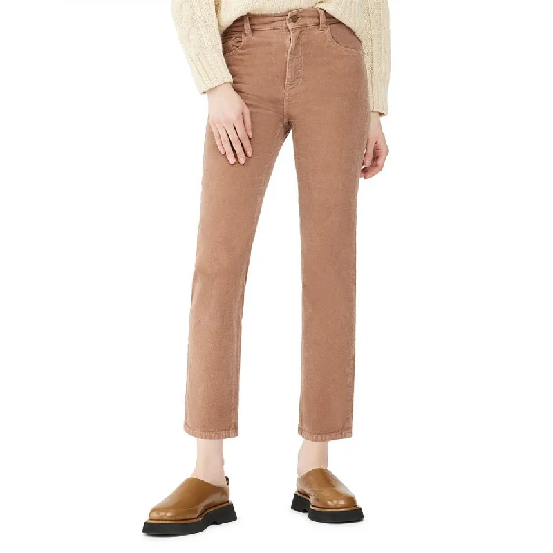 DL1961 Womens Patti Corduroy High Rise Straight Leg Pants