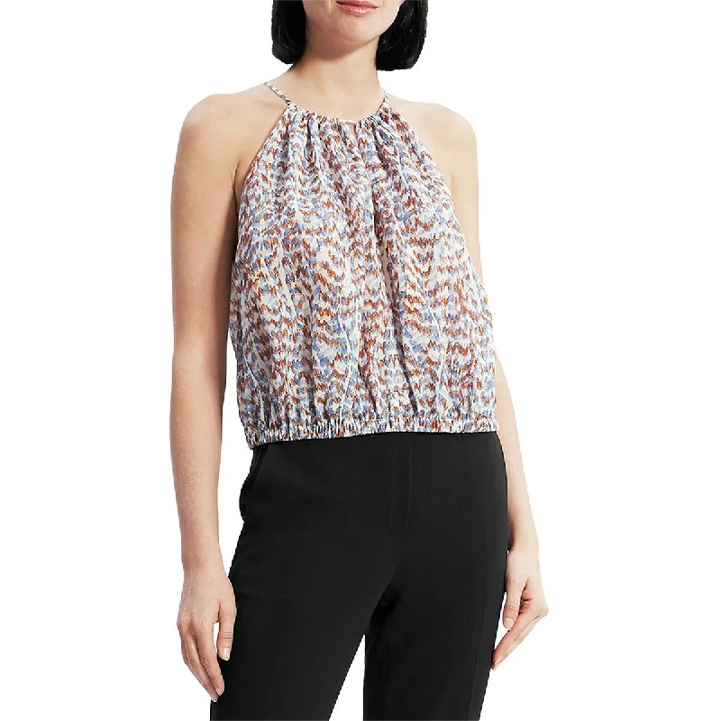 Theory Womens Desert Keyhole Gathered Cami