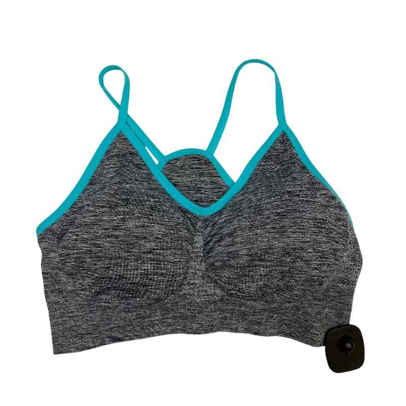 Athletic Bra By AK In Grey, Size: Xxl