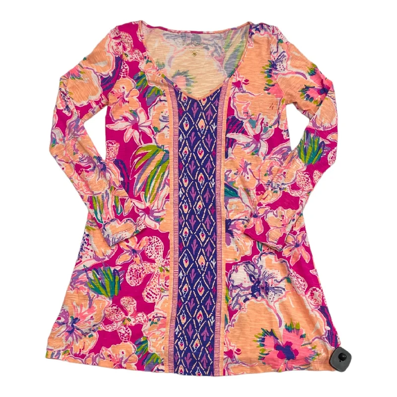 Multi-colored Tunic Designer Lilly Pulitzer, Size Xs