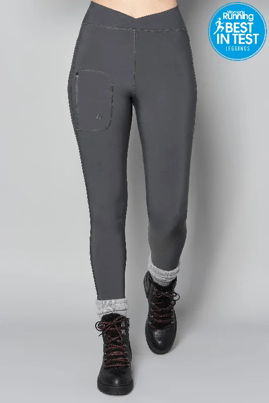 Outdoor Softshell Leggings - Storm Grey